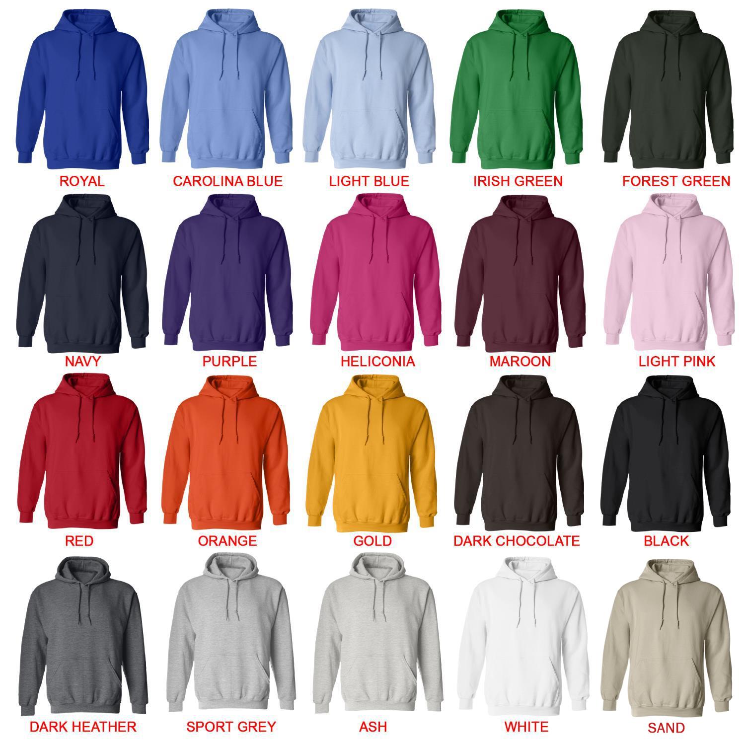 hoodie color chart - Chicken Run Merch