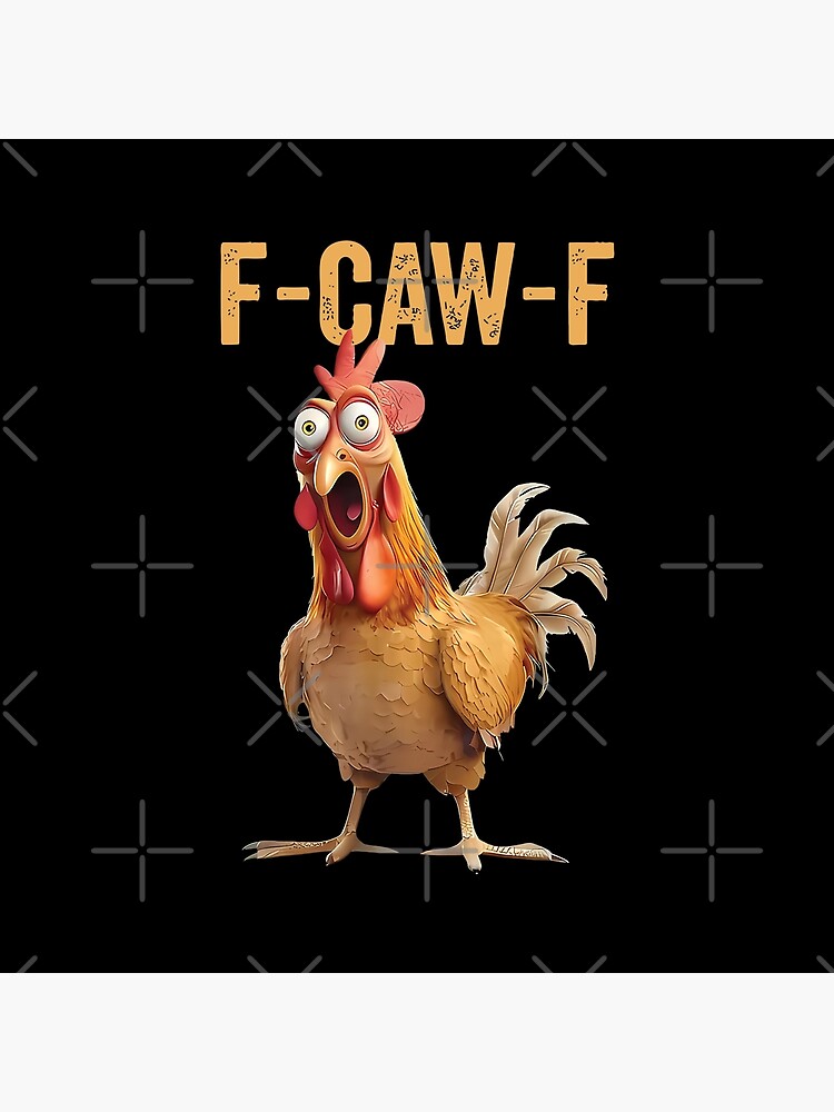 F Caw F Chicken Funny Tapestry - Image 2