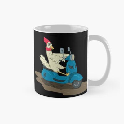 Chicken Ride A Motorcycle Mug