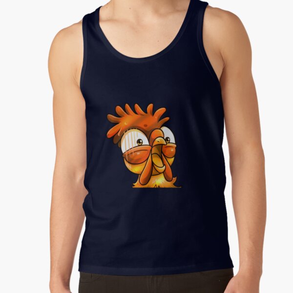 Chicken Emote Chicken Run Tank Top - Image 5