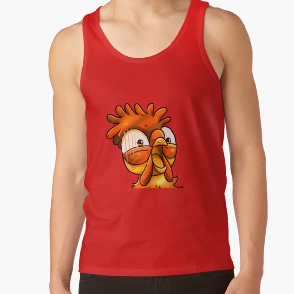 Chicken Emote Chicken Run Tank Top - Image 4