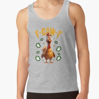 Chicken F Caw F Scary Tank Top