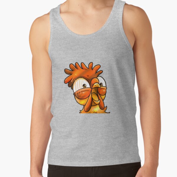 Chicken Emote Chicken Run Tank Top - Image 3