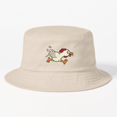 Running Chicken Meme Bucket Hat