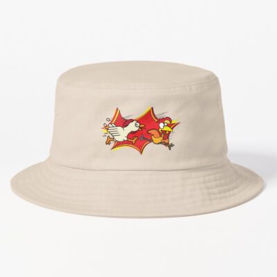 Running Chicken Meme Run Chicken Chicken Lover Bucket Hat
