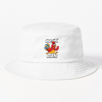Cock Run Funny Chicken Run T Shirt Bucket Hat