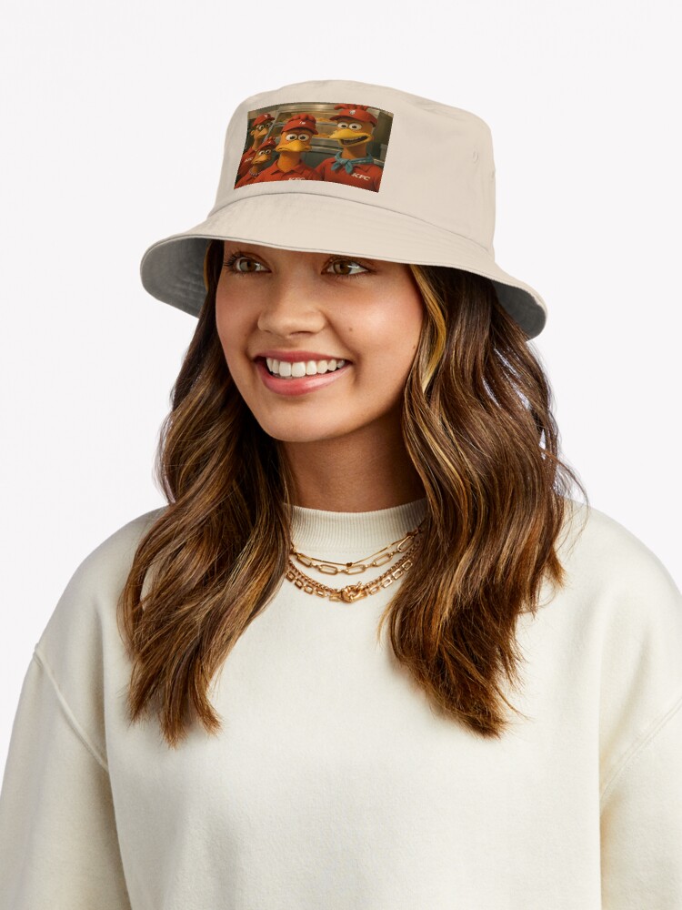 Chicken Run K F C Bucket Hat - Image 2