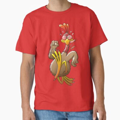 Chicken Running For His Life T-shirt