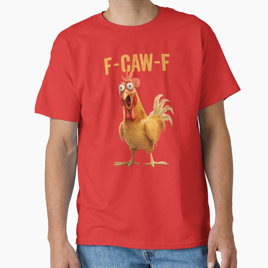 F Caw F Chicken T-shirt - Image 5