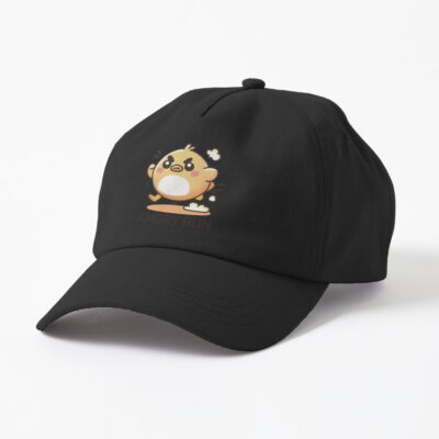 Angry Run Cute Determined Chick Cap