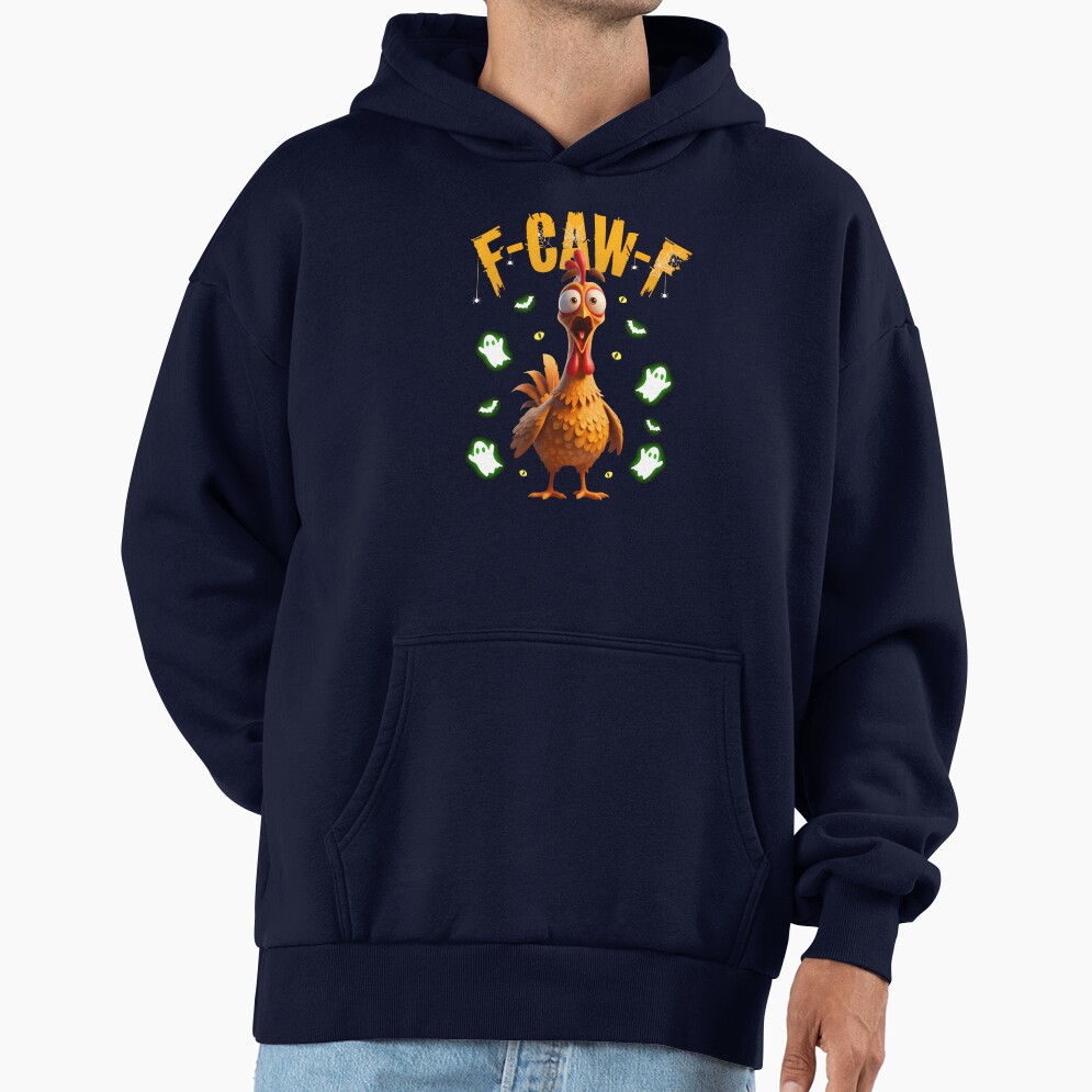 Chicken F Caw F Scary Hoodie - Image 5