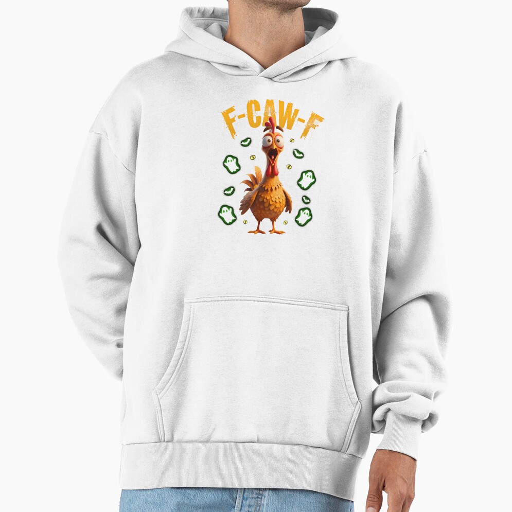 Chicken F Caw F Scary Hoodie - Image 2