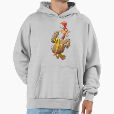 Chicken Running For His Life Hoodie