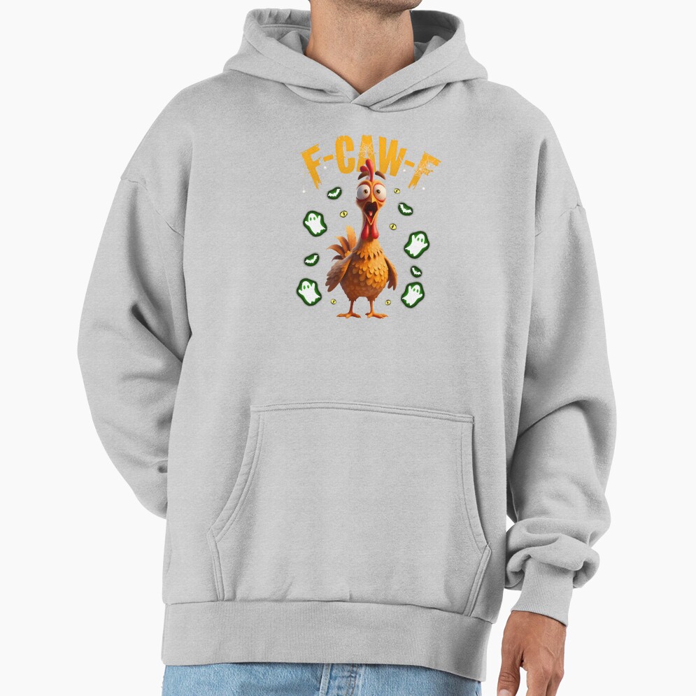 Chicken F Caw F Scary Hoodie - Image 4