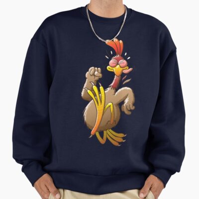 Chicken Running For His Life Sweatshirt