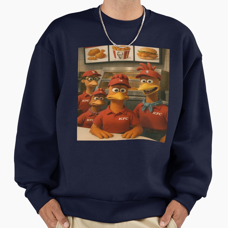 Chicken Run K.f.c Sweatshirt - Image 5