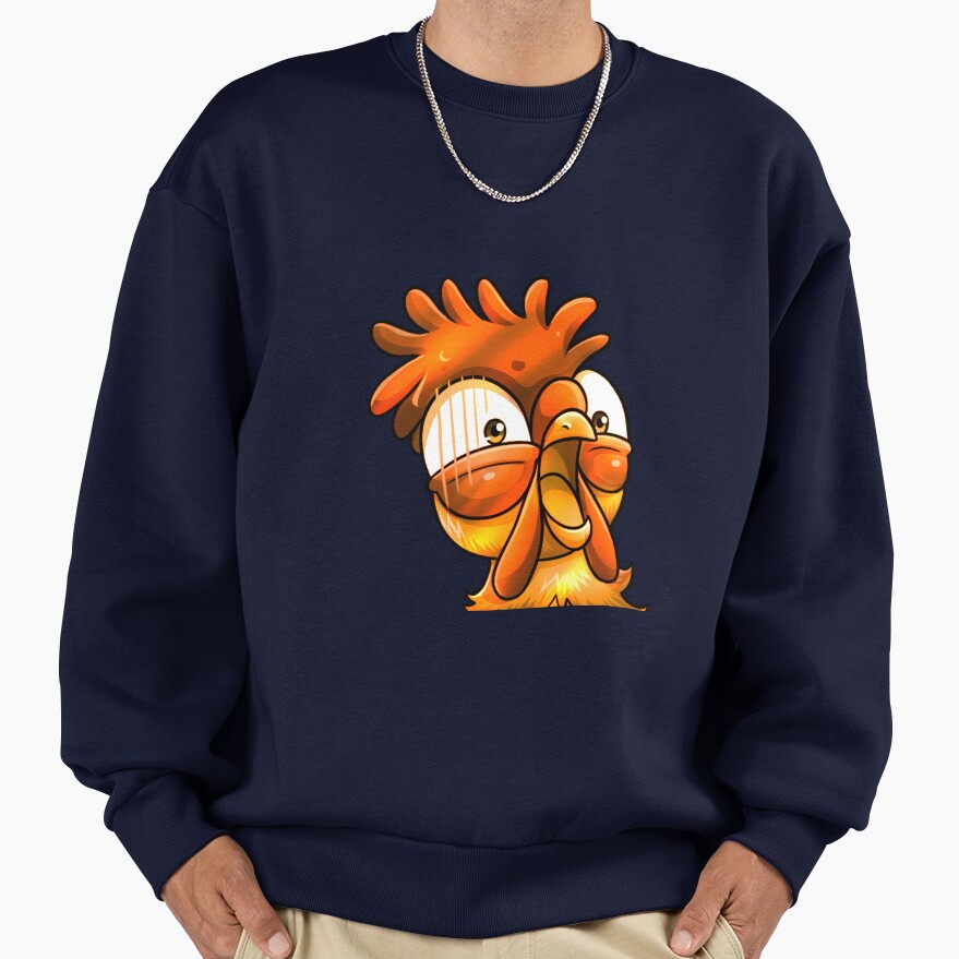 Chicken Emote Chicken Run Sweatshirt - Image 5