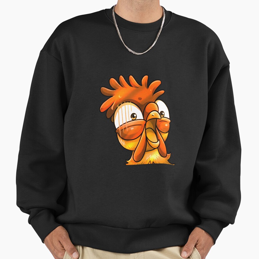 Chicken Emote Chicken Run Sweatshirt - Image 2