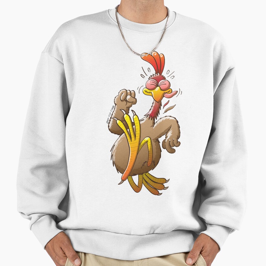 Chicken Running For His Life Sweatshirt - Image 2