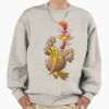 ssrcooversized sweatshirtmens 01oatmeal heatherfrontsquare productx1000 1 - Chicken Run Merch