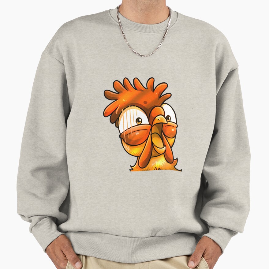 Chicken Emote Chicken Run Sweatshirt - Image 3