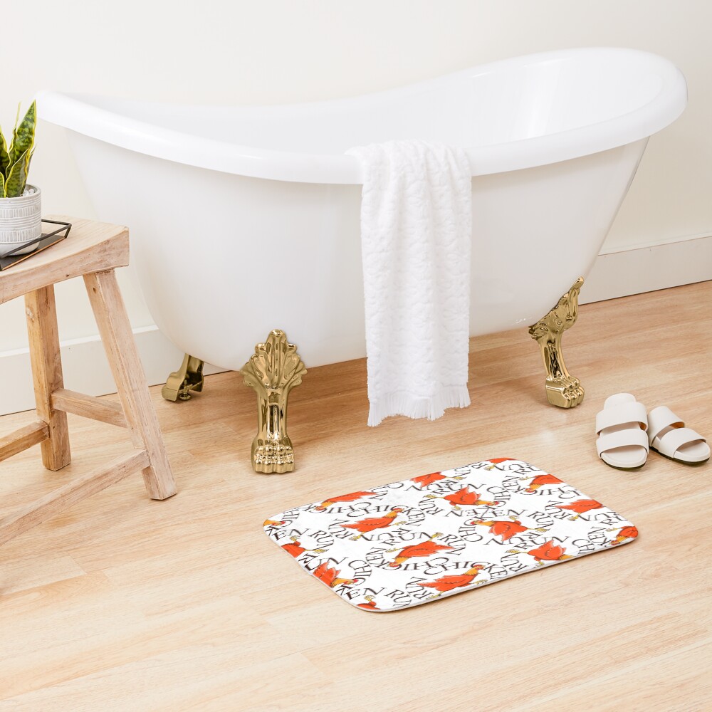 Run Chicken Run Bath Mat - Image 2