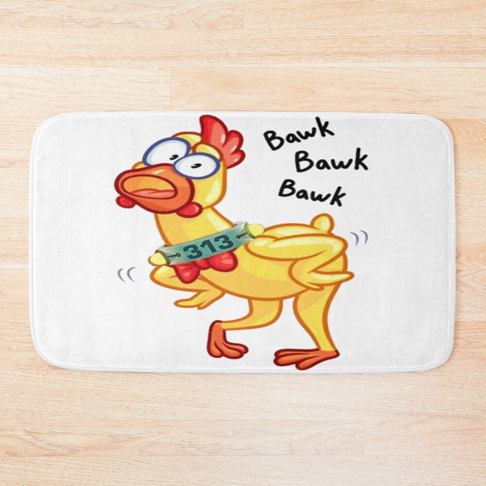 Chicken Run Chicken Run Chicken Run Bath Mat