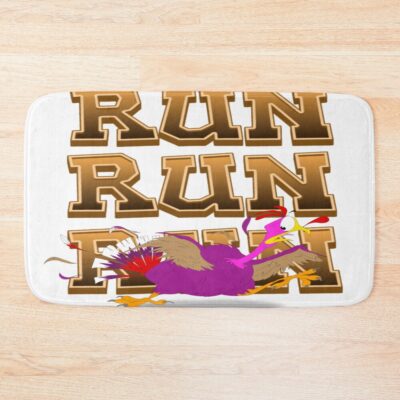 Turkey Run Thanksgivng Turkey Run Bath Mat