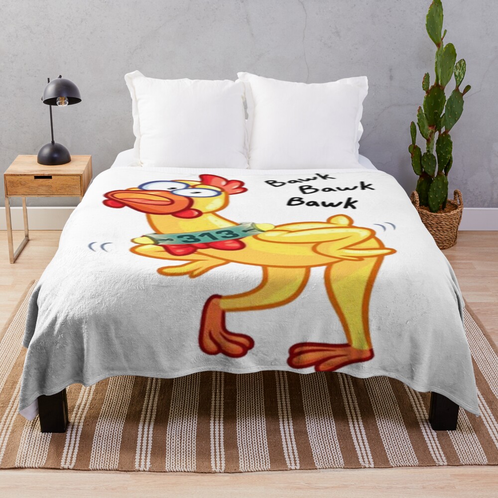 Chicken Run Chicken Run Chicken Run Throw Blanket