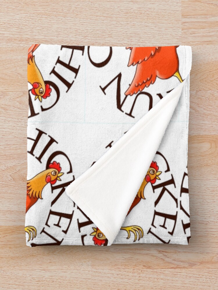 Run Chicken Run Throw Blanket - Image 2