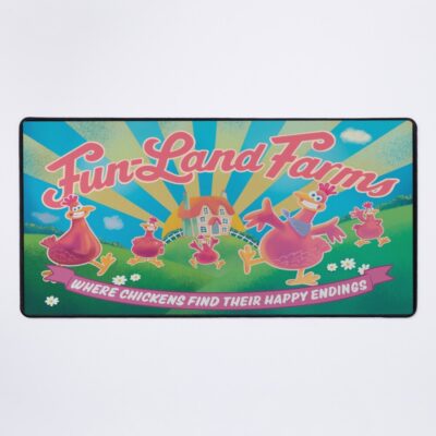 Chicken Run 2 Fun Land Farms Mouse Pad