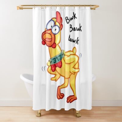 Chicken Run Chicken Run Chicken Run Shower Curtain