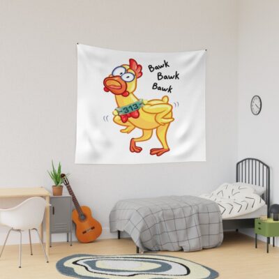 Chicken Run Chicken Run Chicken Run Tapestry