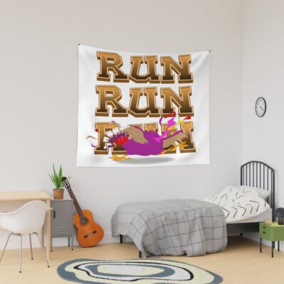 Turkey Run Thanksgivng Turkey Run Tapestry
