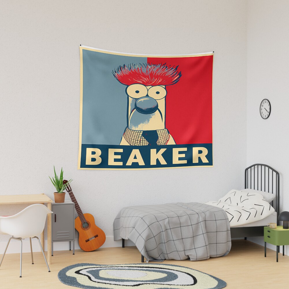 Beaker Muppets Tapestry
