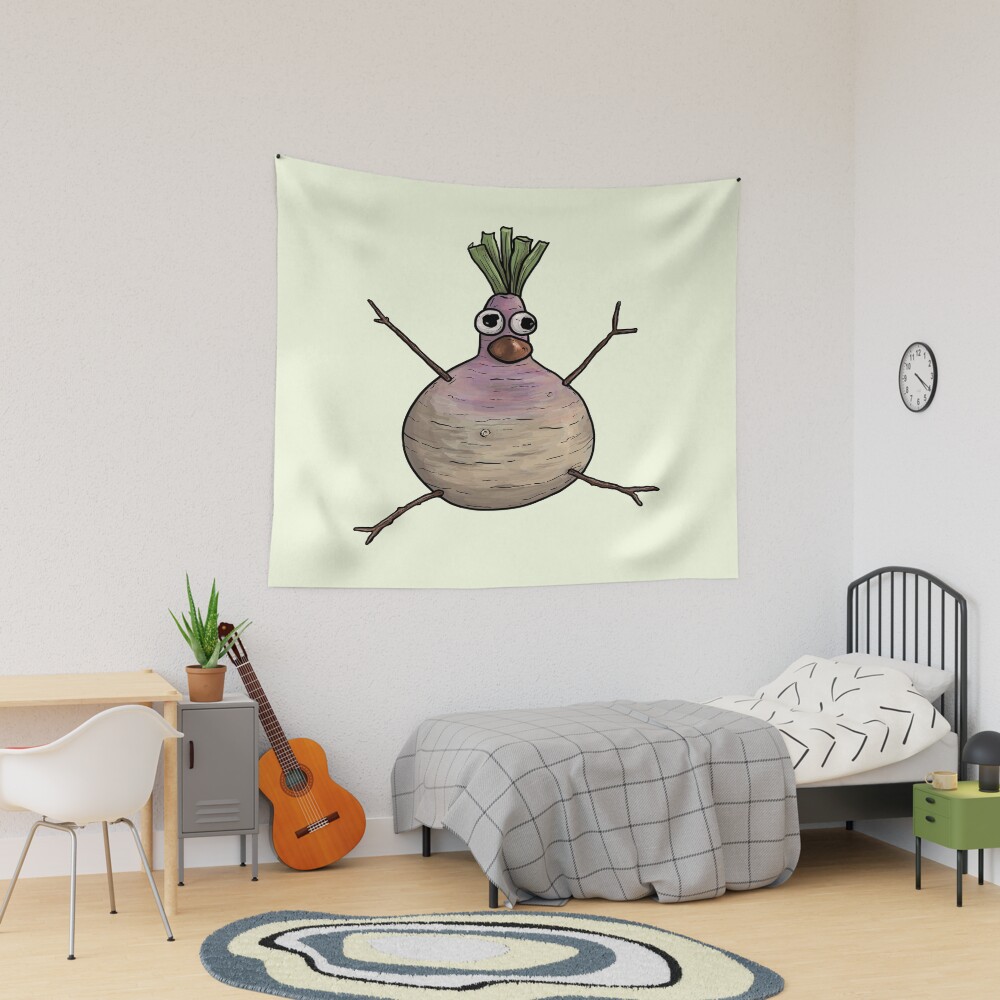 Chicken Run Turnip Tapestry