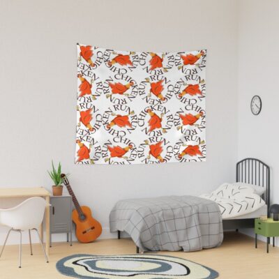 Run Chicken Run Tapestry
