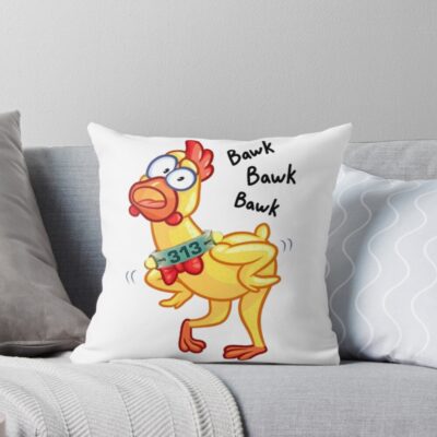 Chicken Run Chicken Run Chicken Run Throw Pillow